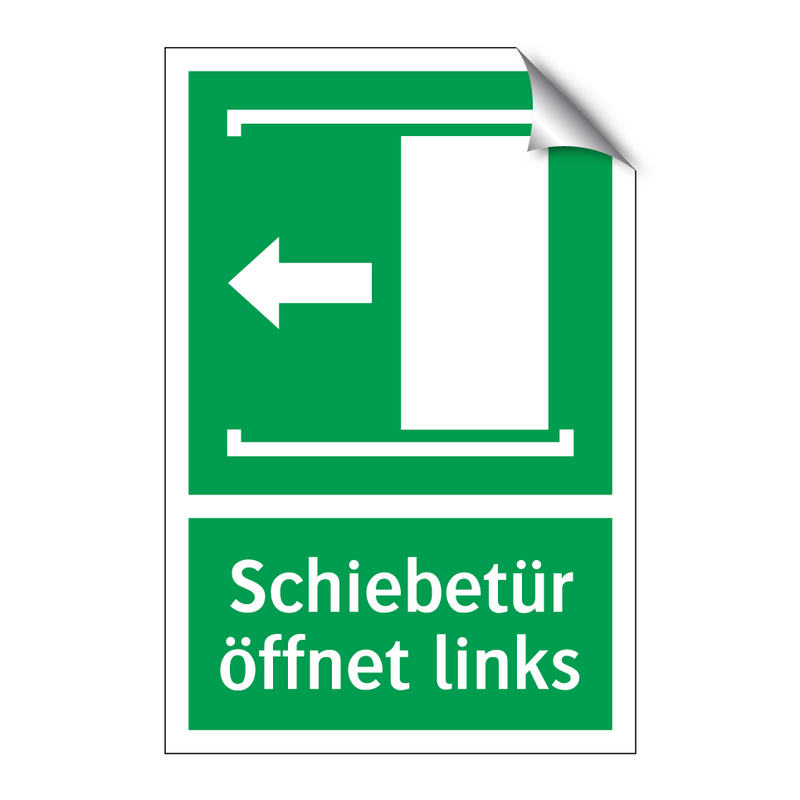 Schiebetür öffnet links