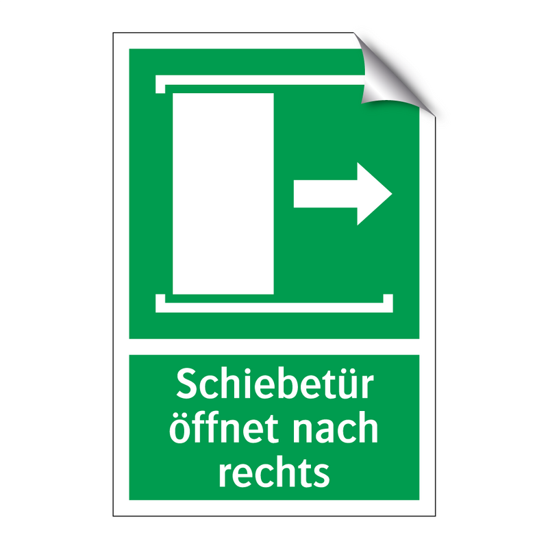 Schiebetür öffnet nach rechts