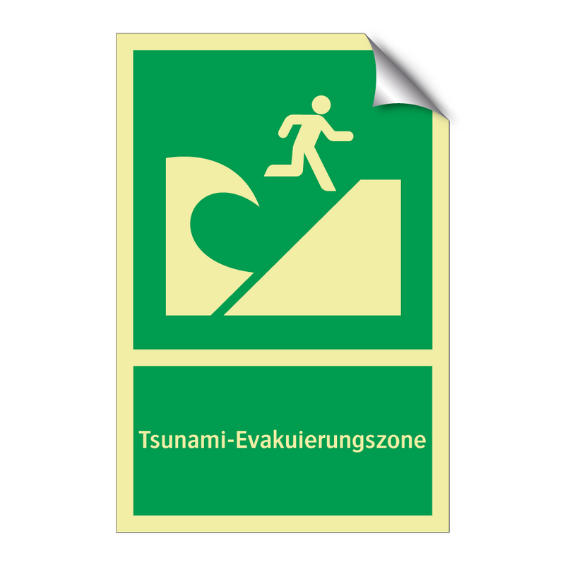 Tsunami-Evakuierungszone