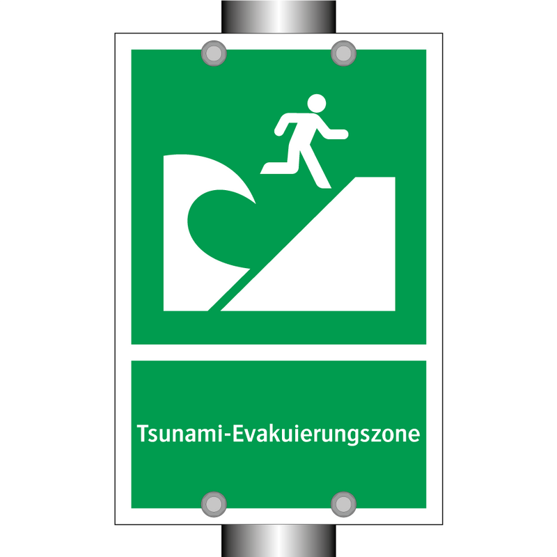 Tsunami-Evakuierungszone