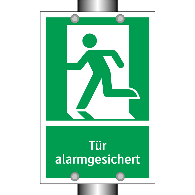 Tür alarmgesichert