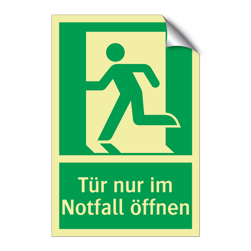 Tür nur im Notfall öffnen