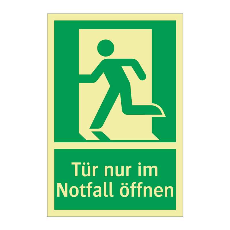 Tür nur im Notfall öffnen