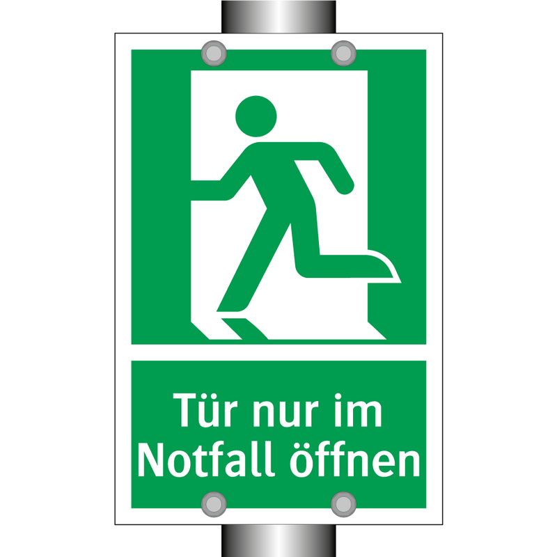 Tür nur im Notfall öffnen