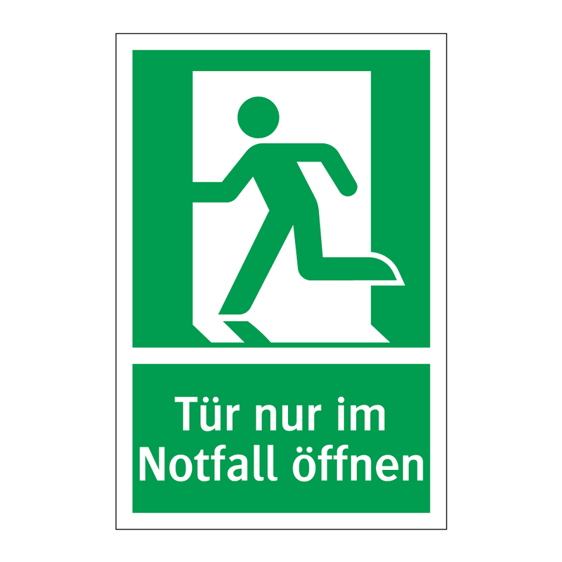 Tür nur im Notfall öffnen