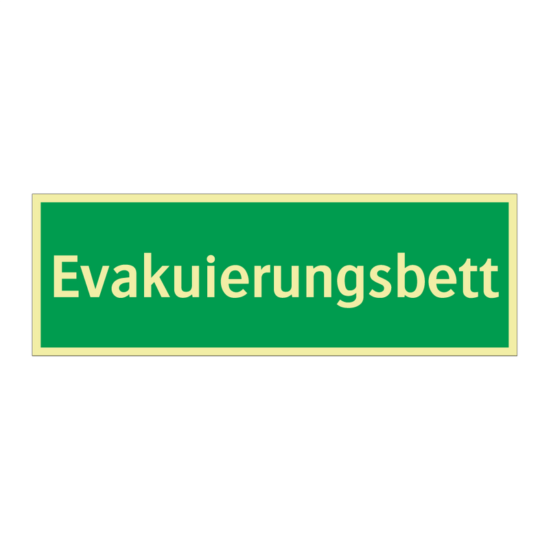 Evakuierungsbett