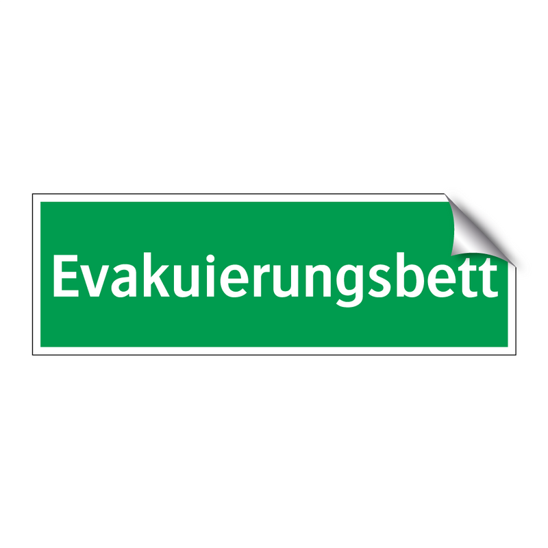 Evakuierungsbett