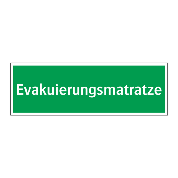 Evakuierungsmatratze