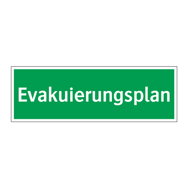 Evakuierungsplan