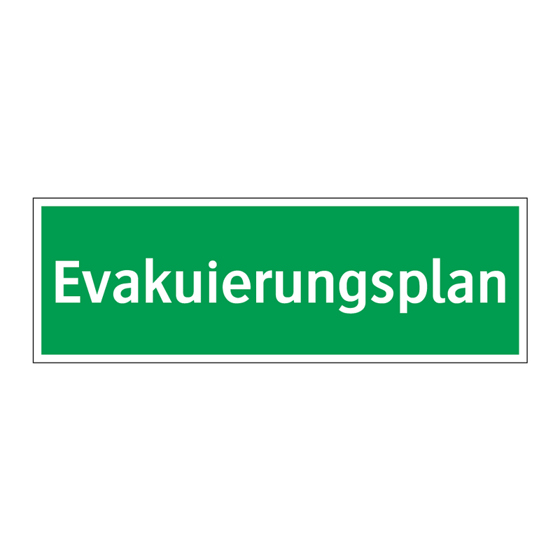 Evakuierungsplan