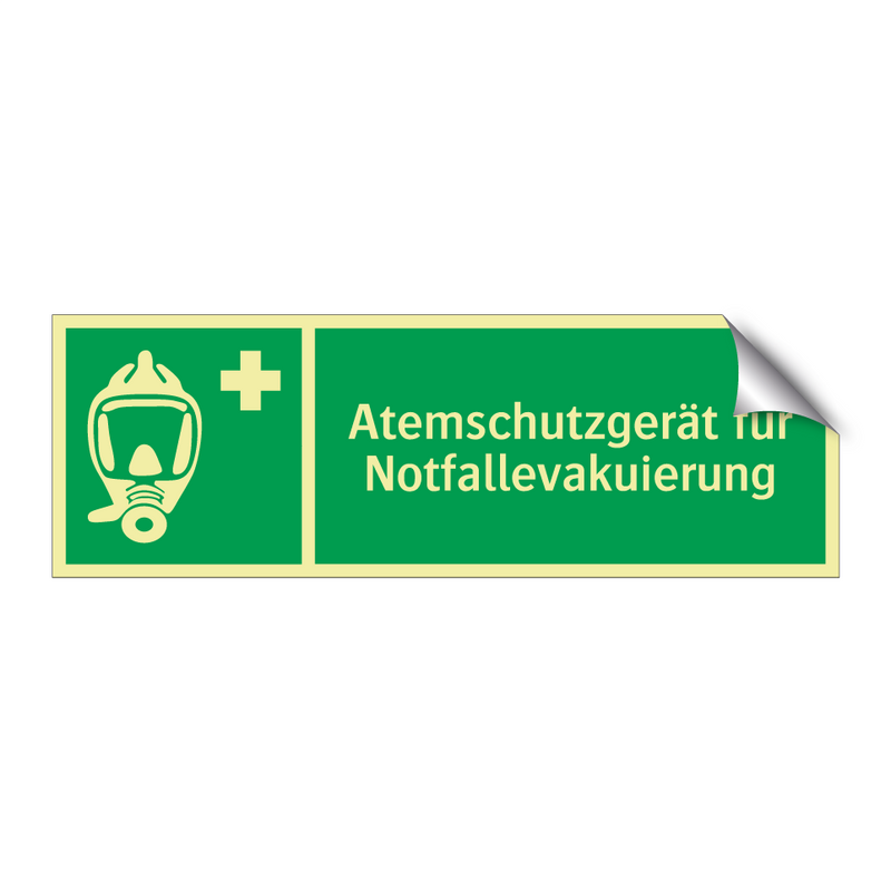 Atemschutzgerät für Notfallevakuierung