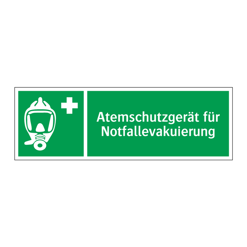 Atemschutzgerät für Notfallevakuierung