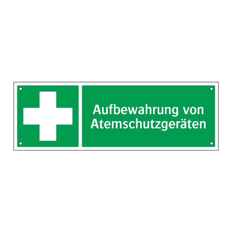 Aufbewahrung von Atemschutzgeräten