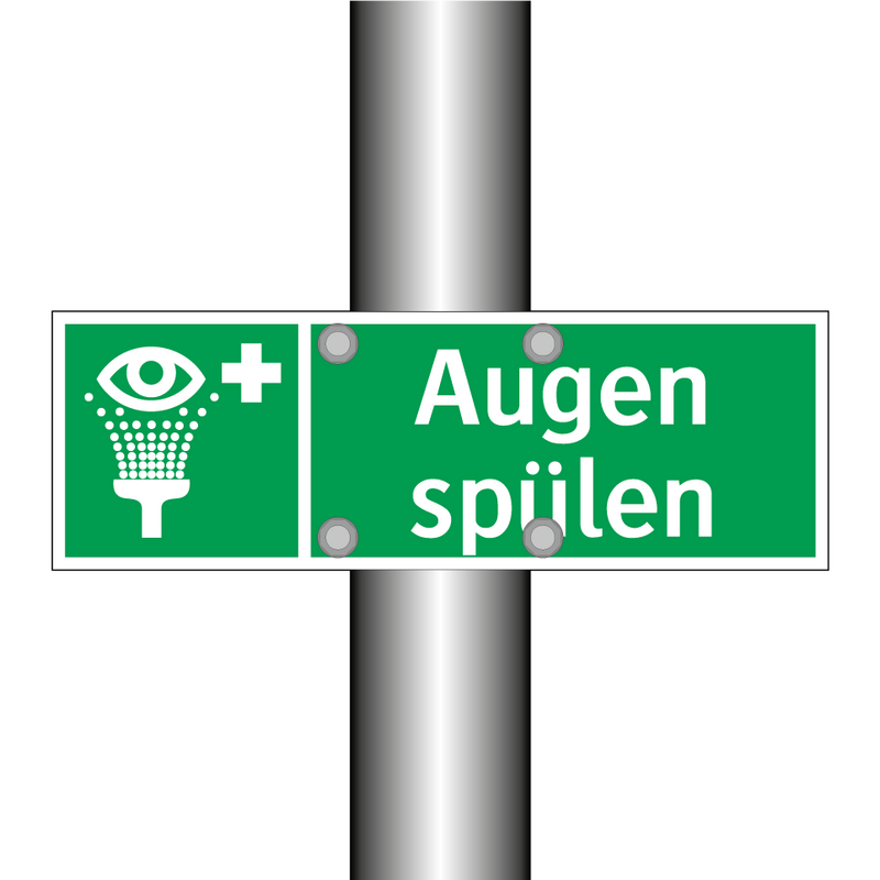 Augen spülen