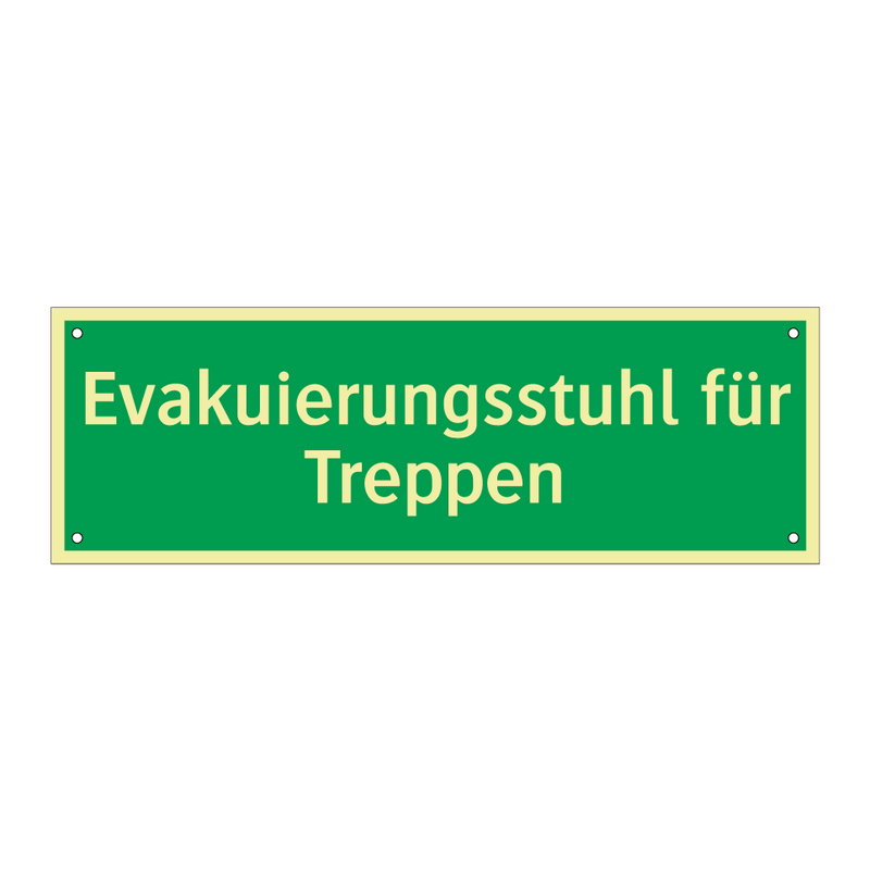 Evakuierungsstuhl für Treppen