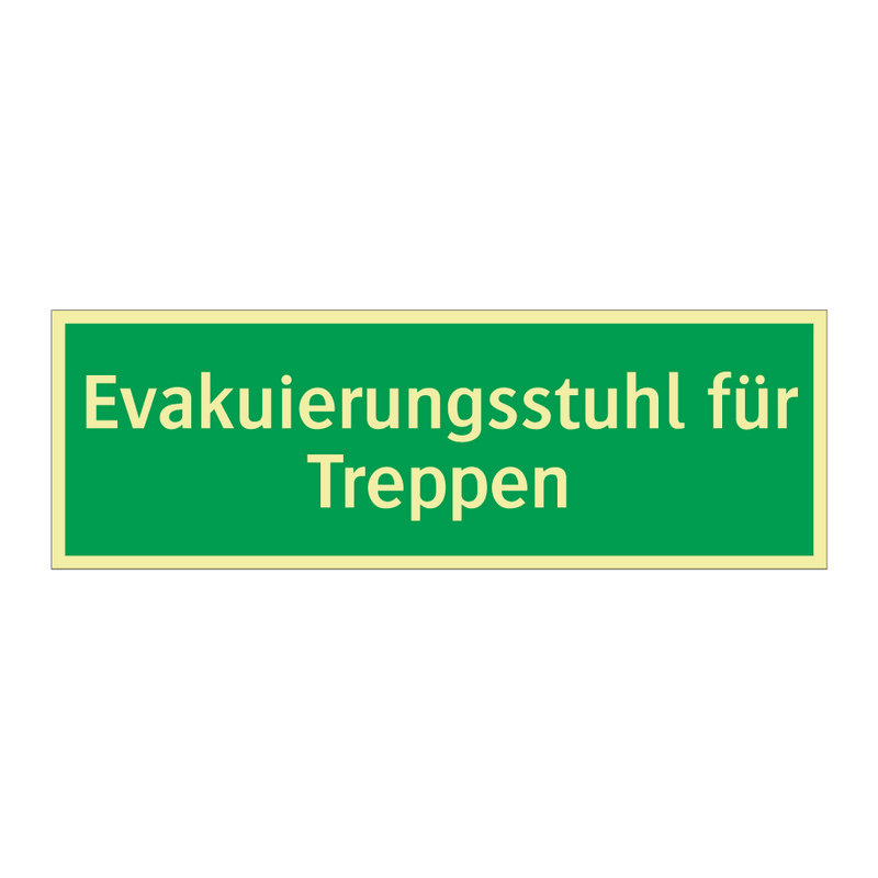 Evakuierungsstuhl für Treppen