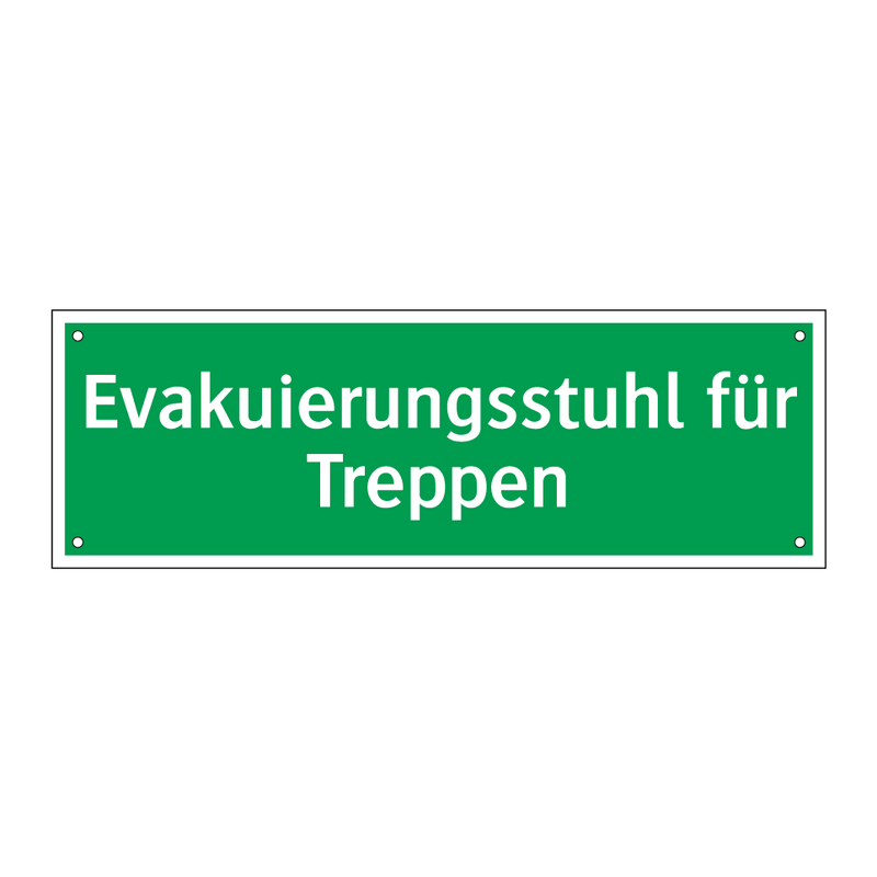 Evakuierungsstuhl für Treppen