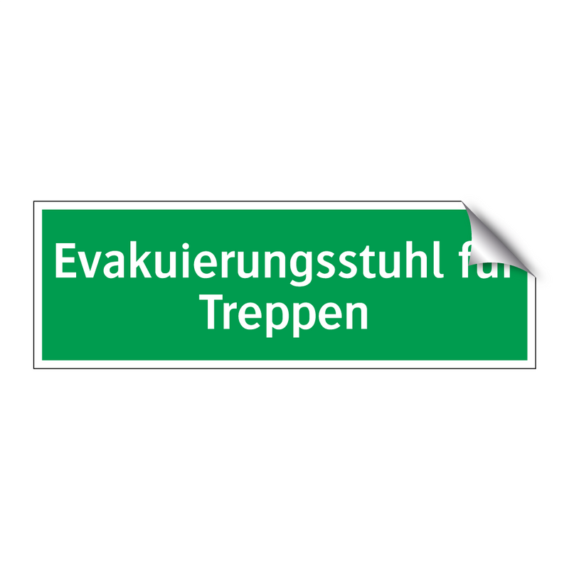 Evakuierungsstuhl für Treppen