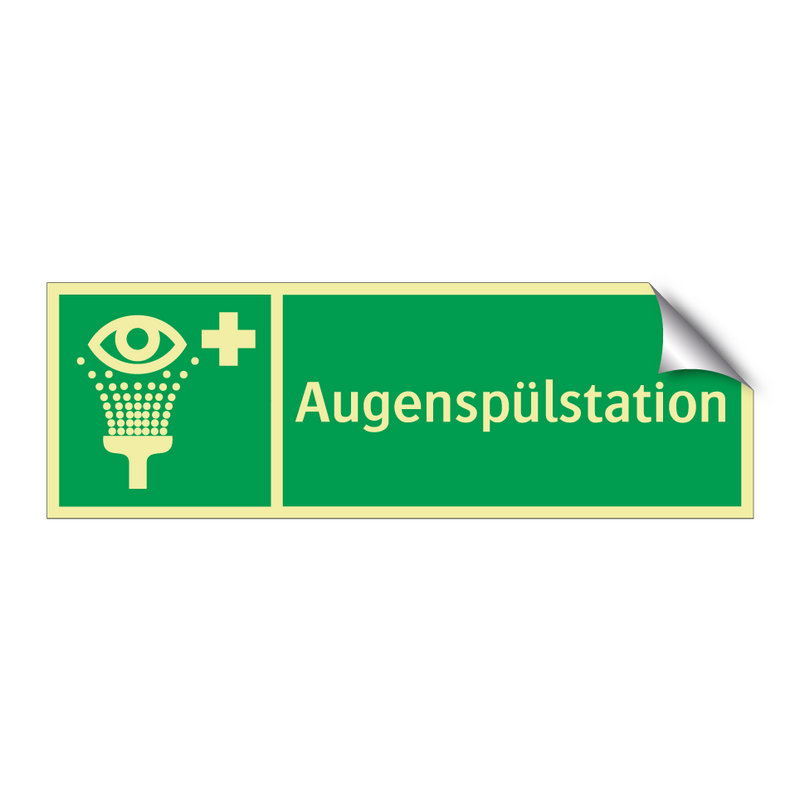 Augenspülstation