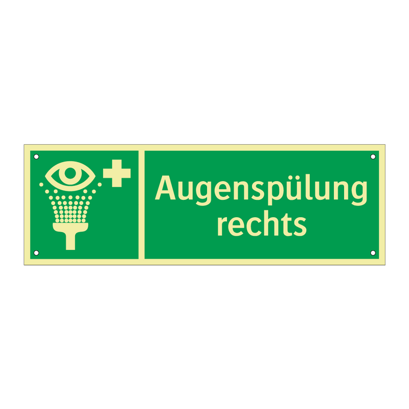 Augenspülung rechts