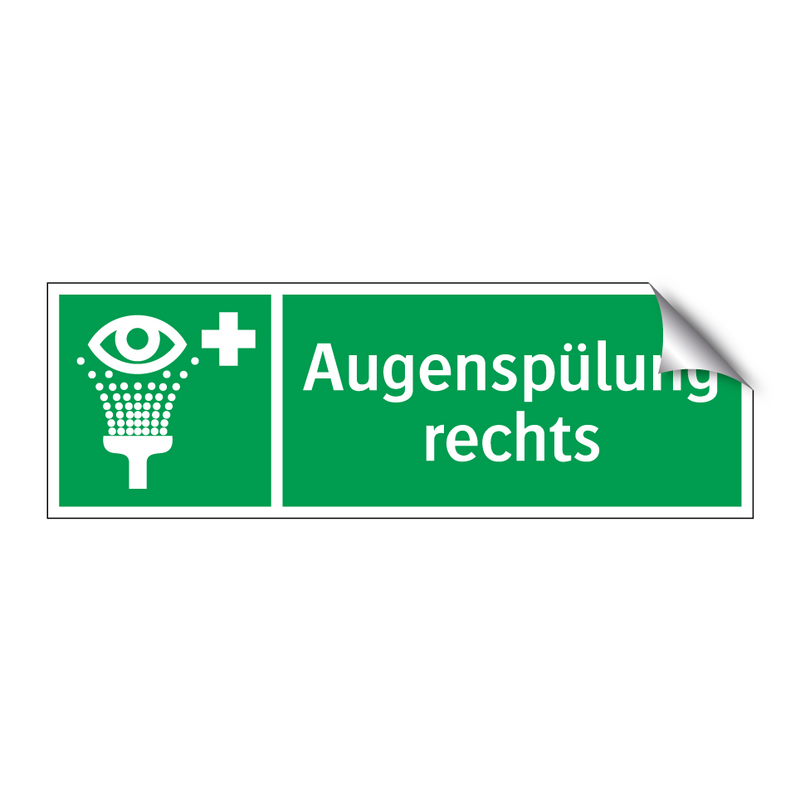 Augenspülung rechts