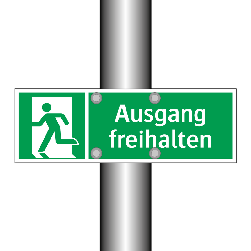 Ausgang freihalten