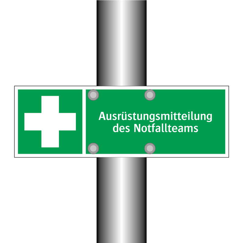 Ausrüstungsmitteilung des Notfallteams