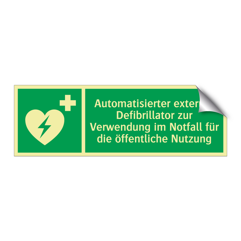 Automatisierter externer Defibrillator zur Verwendung im Notfall für die öffentliche Nutzung