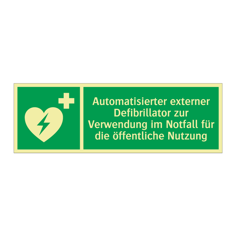 Automatisierter externer Defibrillator zur Verwendung im Notfall für die öffentliche Nutzung