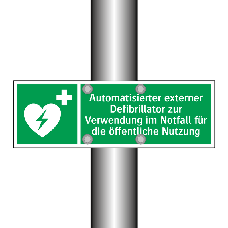 Automatisierter externer Defibrillator zur Verwendung im Notfall für die öffentliche Nutzung