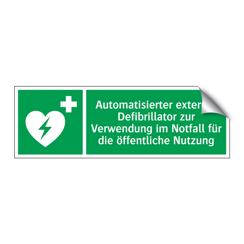 Automatisierter externer Defibrillator zur Verwendung im Notfall für die öffentliche Nutzung