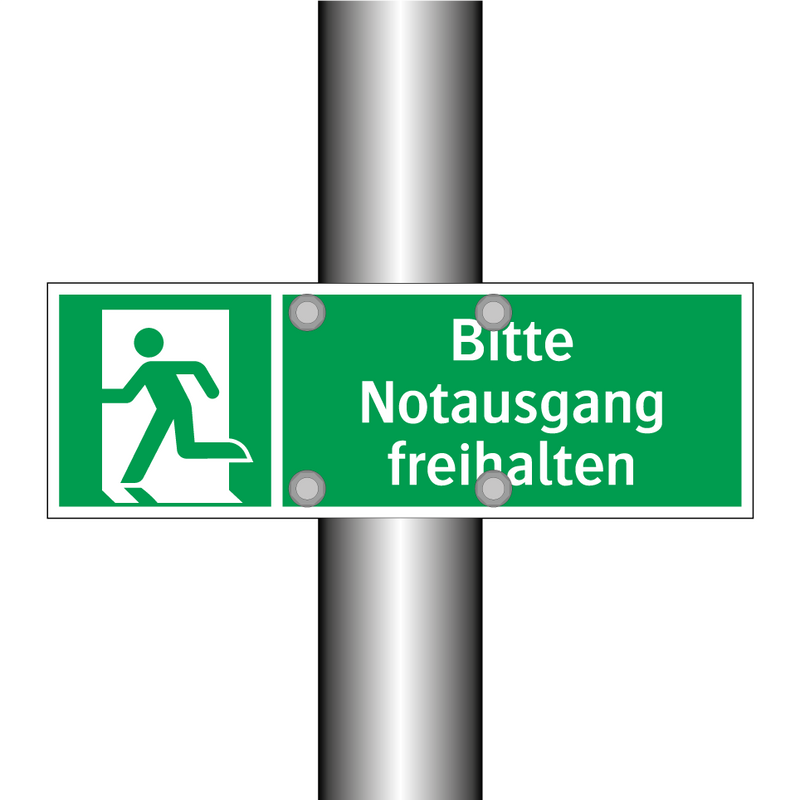 Bitte Notausgang freihalten