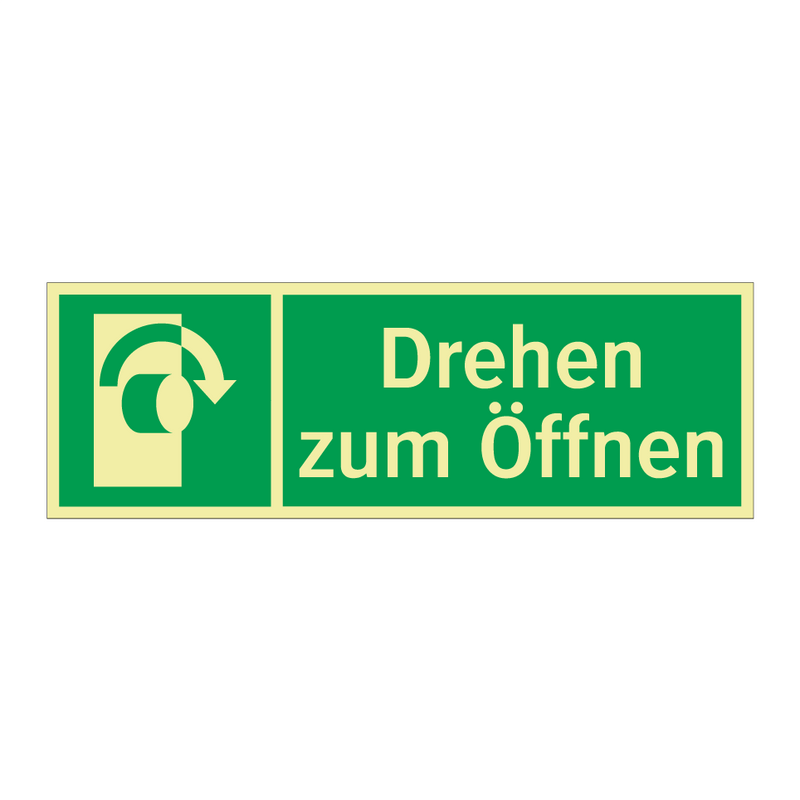 Drehen zum Öffnen