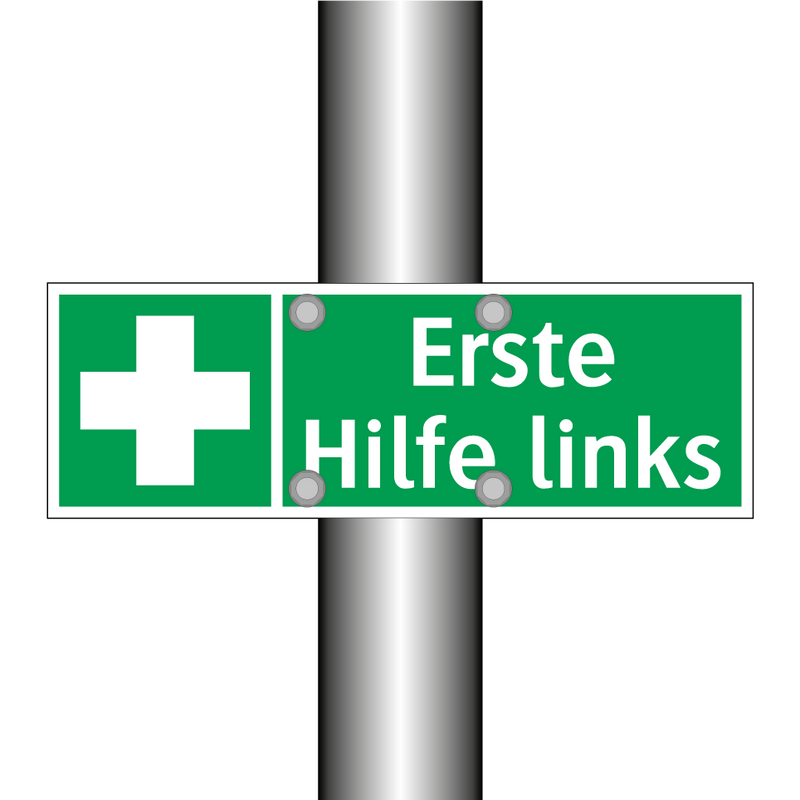 Erste Hilfe links