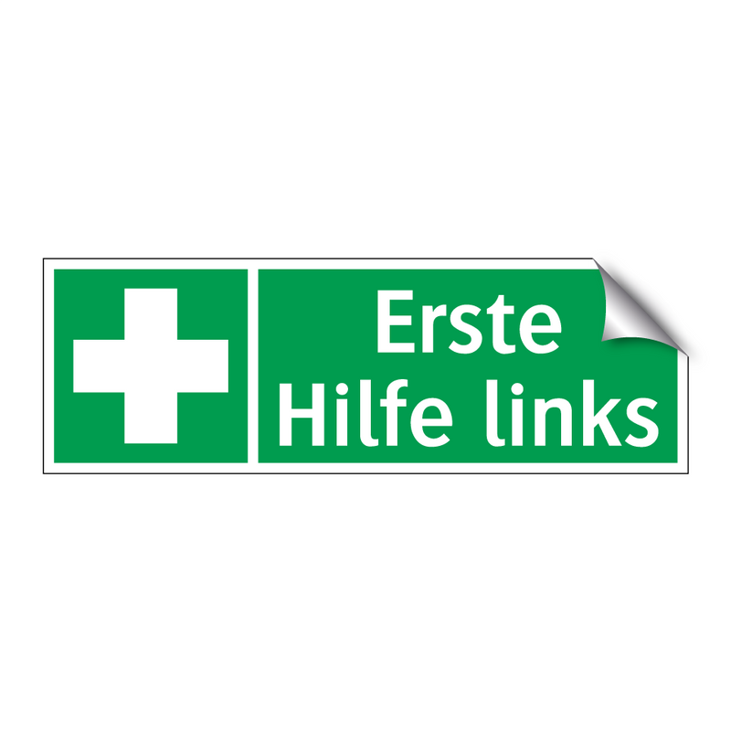 Erste Hilfe links