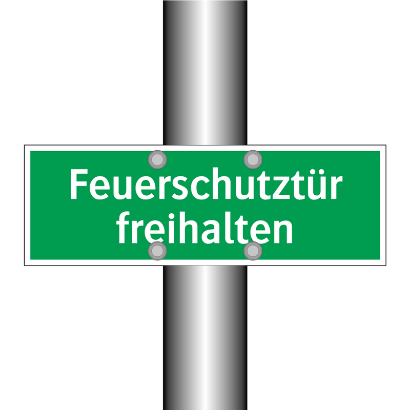 Feuerschutztür freihalten