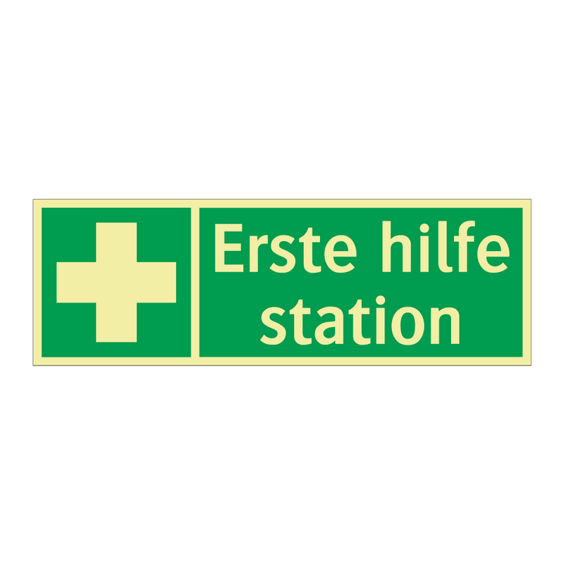 Erste hilfe station