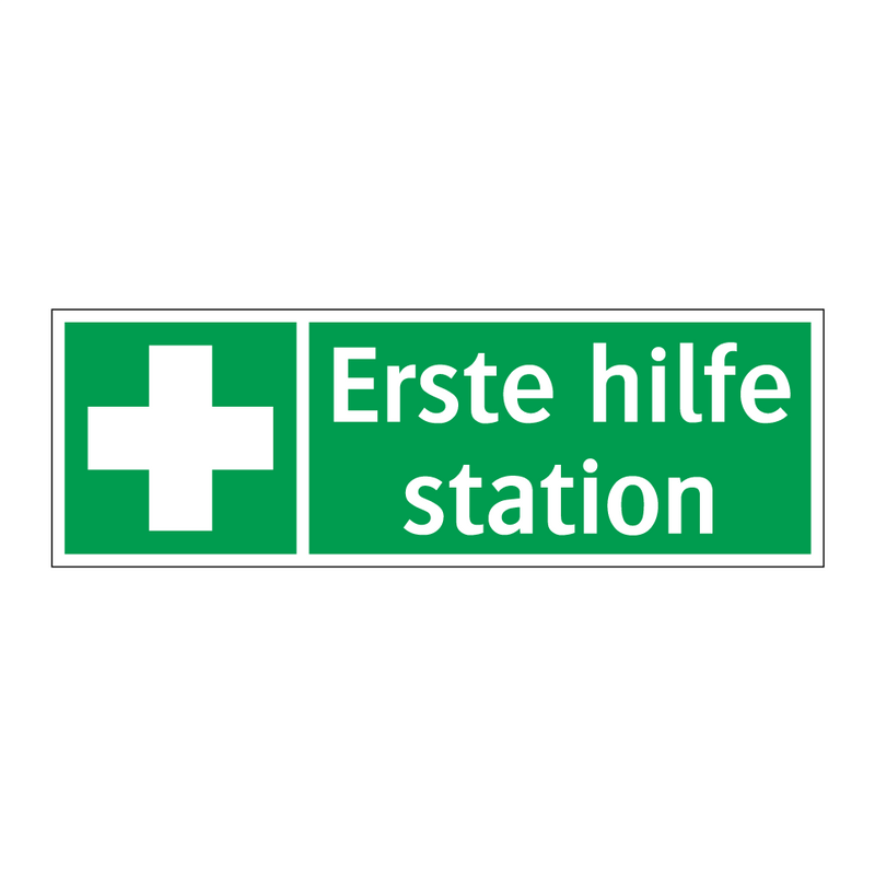 Erste hilfe station