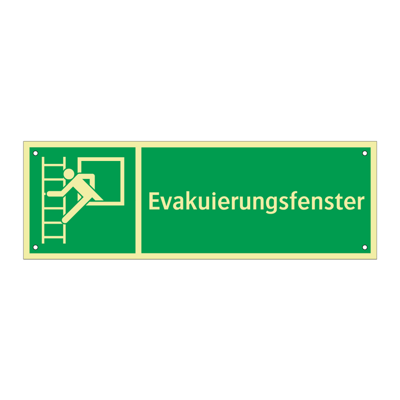 Evakuierungsfenster