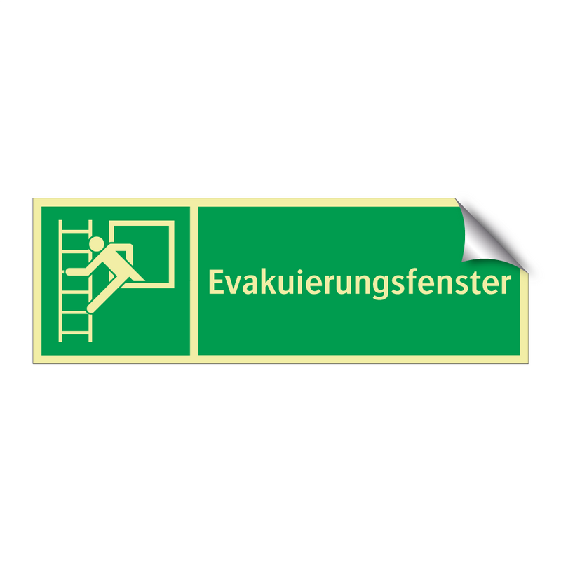 Evakuierungsfenster