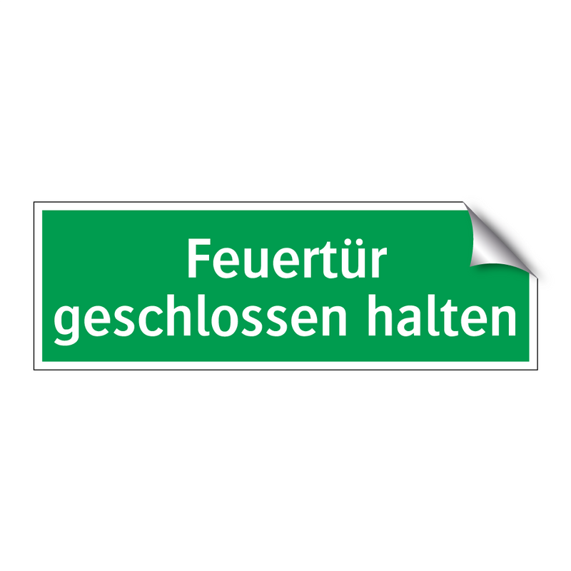 Feuertür geschlossen halten