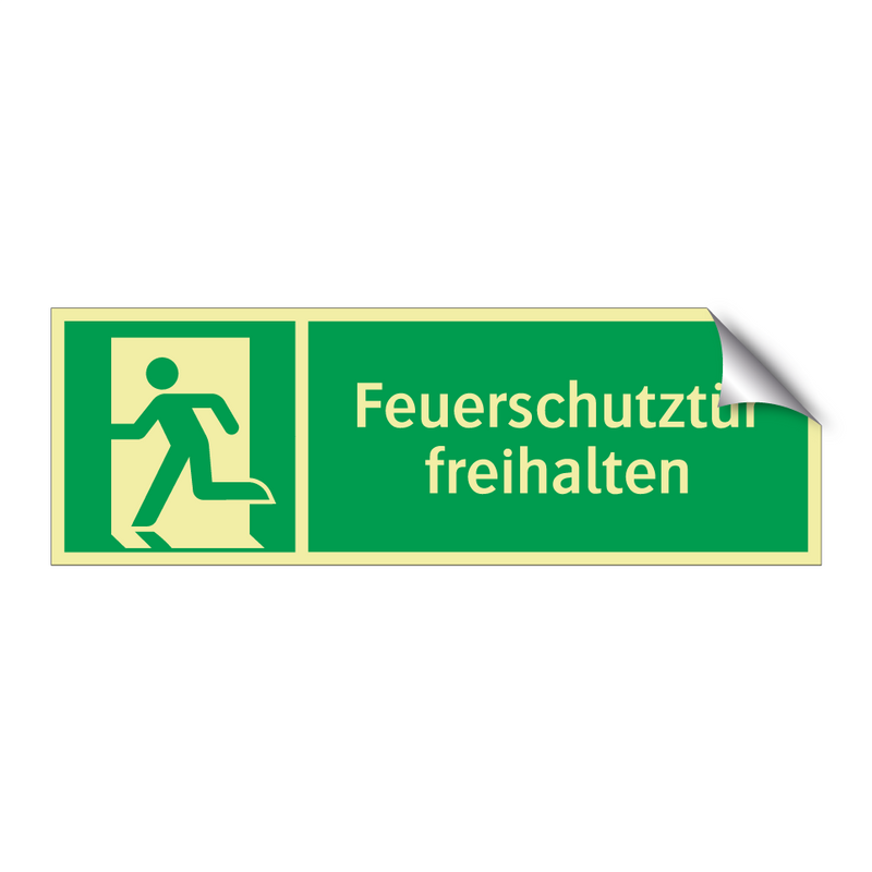 Feuerschutztür freihalten