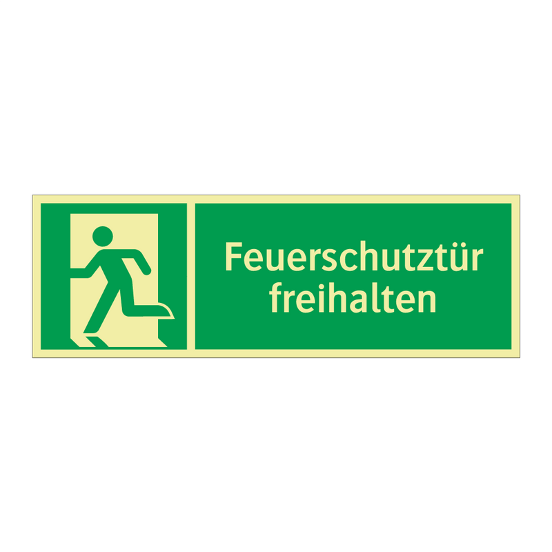 Feuerschutztür freihalten