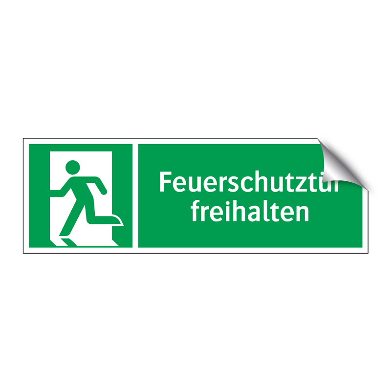 Feuerschutztür freihalten