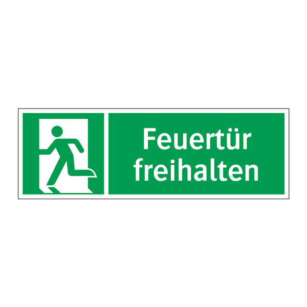 Feuertür freihalten