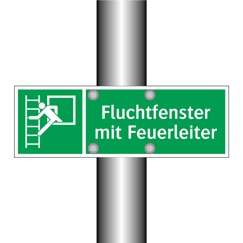 Fluchtfenster mit Feuerleiter