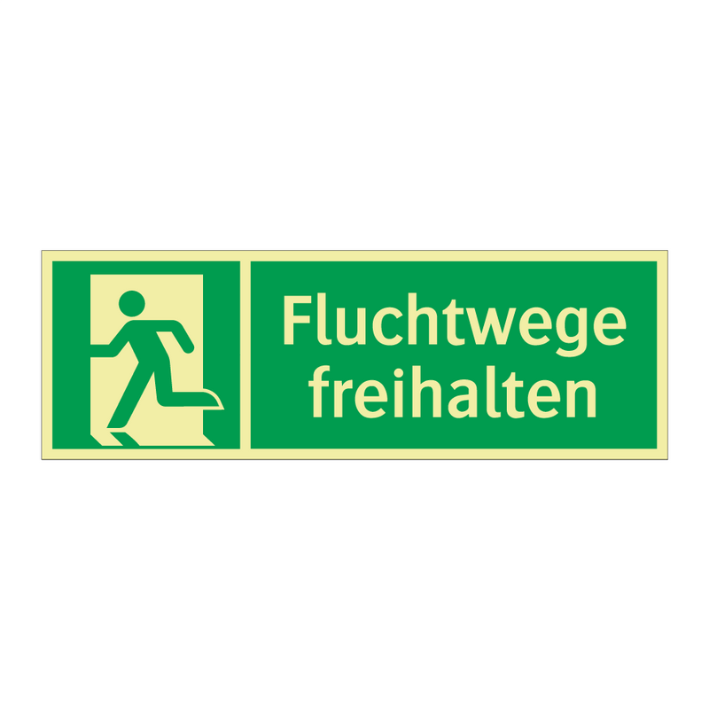 Fluchtwege freihalten