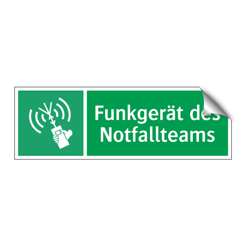 Funkgerät des Notfallteams