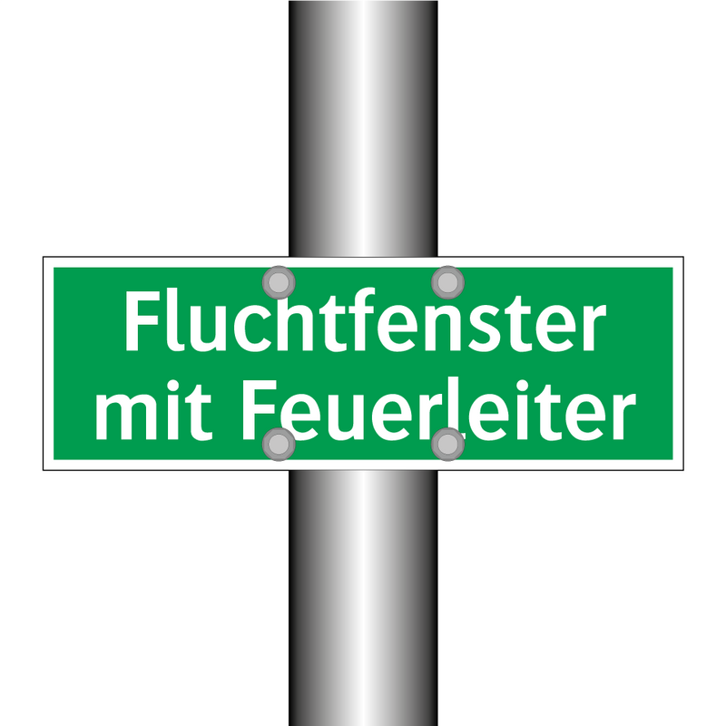 Fluchtfenster mit Feuerleiter