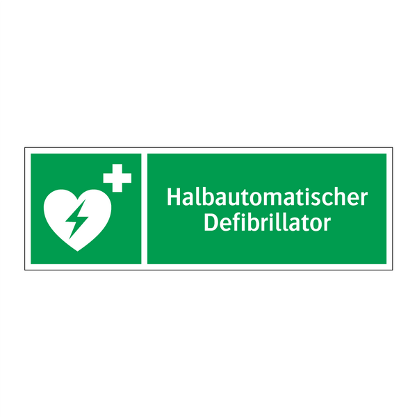 Halbautomatischer Defibrillator